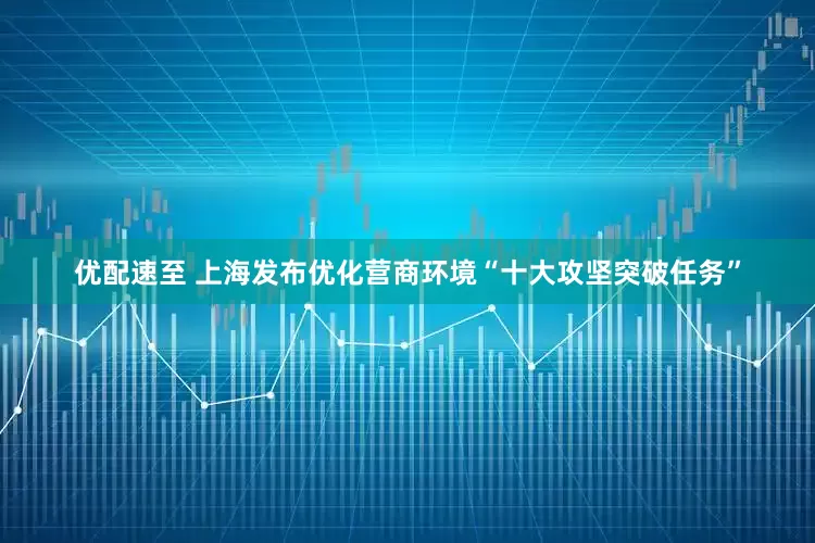 优配速至 上海发布优化营商环境“十大攻坚突破任务”